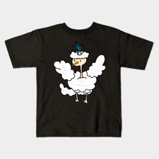 The white bird sky Kids T-Shirt